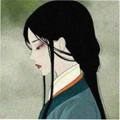 留言用户头像：月白底色圆形标识二